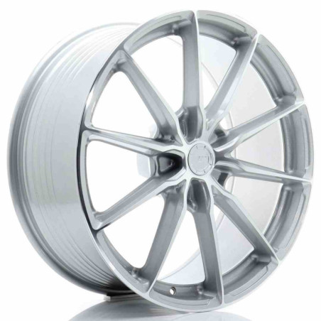 LLANTA JAPAN RACING JR37 10x21 ET10-64 BLANK 74.1 PLATA