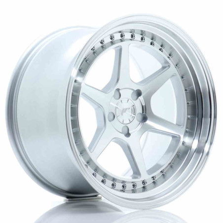 LLANTA JAPAN RACING JR43 10,5x18 ET15-22 BLANK 72.6 PLATA