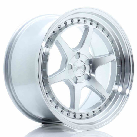LLANTA JAPAN RACING JR43 9,5x18 ET15-35 BLANK 72.6 PLATA