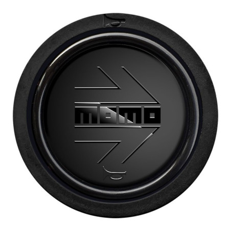 PACK 10 MOMO Arrow horn button BLACK 2P F