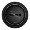 PACK 10 MOMO Arrow horn button BLACK 2P F