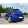 VW GOLF IV R32 SILENCIOSO TRASERO SALIDA DERECHA/IZQUIERDA - 1X100 TIPO 1