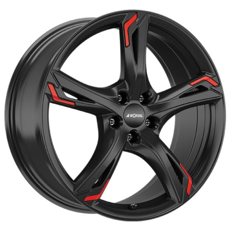 RIM RONAL R62 Red 7.5X17 ET40 5X114,3 JETBLACK
