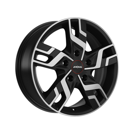 RIM RONAL R64 6.5X16 ET50 5X114,3 MATTE JETBLACK POLISHED FRONT
