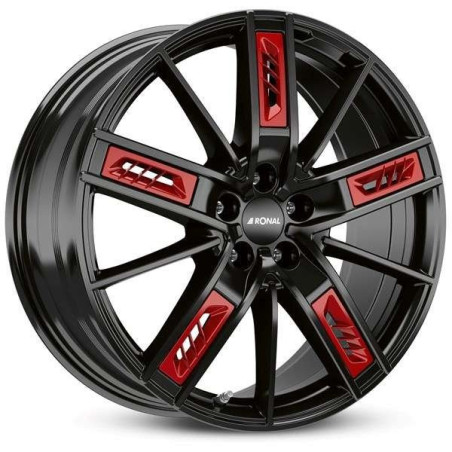 RIM RONAL R67 8.0X18 ET42 5X120 JETBLACK