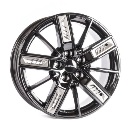 RIM RONAL R67 Gray Left 8.0X19 ET55 5X108 JETBLACK