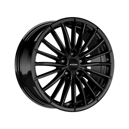 RIM RONAL R68 9.0X18 ET30 5X120 JETBLACK