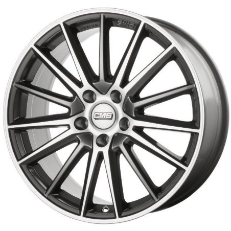 LLANTA CMS 7,5x17 ET48 5x114,3 67.2R GRIS BRILLANTE DIAMANTE