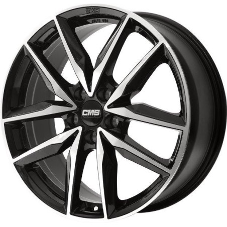 LLANTA CMS 8x20 ET48 5x114,3 67.2R NEGRO DIAMANTE BRILLANTE