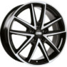 Llanta CMS C30 7x17 ET51 5x100 Negro Diamante