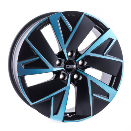 Llanta CMS C32 AERO 7.5x19 ET50 5x112 Negro Azul