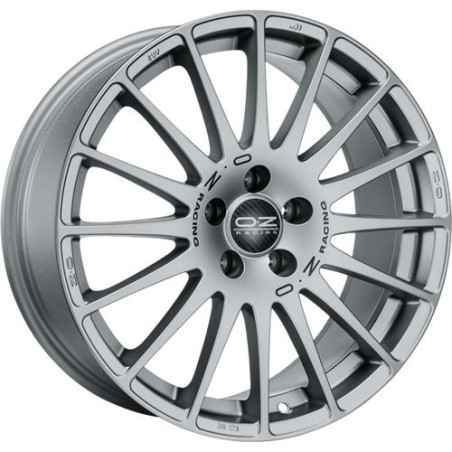 LLANTA OZ RACING SUPERTURISMO GT 7X17 ET40 5X114,3 GRIS BLACK LETTERING
