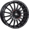 LLANTA OZ RACING SUPERTURISMO GT 7X18 ET20 4X108 NEGRO MATE RED LETTERING