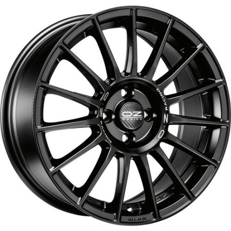 LLANTA OZ RACING SUPERTURISMO LM 8,5X19 ET38 5X114,3 NEGRO MATE SILVER LETTERING