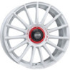 LLANTA OZ RACING SUPERT  EVOLUZ  WRC 8,5X19 ET38 5X114,3 BLANCO RED LETTERING