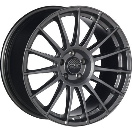 LLANTA OZ RACING SUPERTURISMO LM 8,5X19 ET44 5X112 GRIS MATE SILVER LETTERING