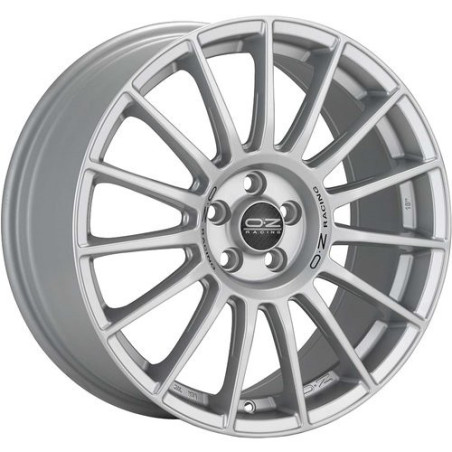 LLANTA OZ RACING SUPERTURISMO LM 8X18 ET48 5X100 GRIS MATE BLACK LETTERING