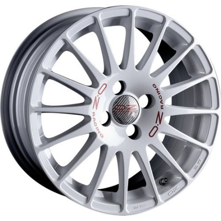 LLANTA OZ RACING SUPERTURISMO WRC 7X16 ET16 4X108 BLANCO RED LETTERING