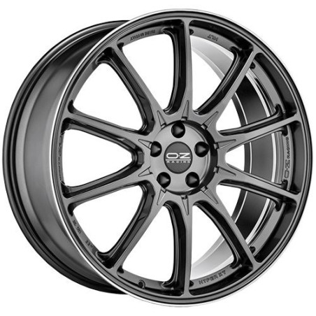LLANTA OZ RACING HYPER XT HLT 10,5X21 ET43 5X112 GRIS BRILLANTE DIAMOND LIP
