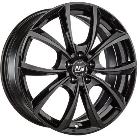 LLANTA OZ RACING MSW 27 7,5X17 ET45 5X114,3 NEGRO BRILLANTE