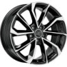 OZ RACING MSW 42 8X19 ET35 5X112 GLOSS BLACK FULL POLISHED RIM