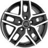LLANTA OZ RACING MSW 40 VAN 6,5X16 ET44 5X114,3 NEGRO BRILLANTE FULL POLISHED