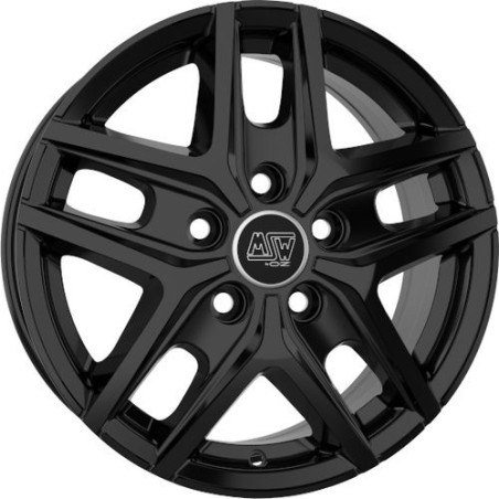 LLANTA OZ RACING MSW 40 VAN 6,5X16 ET65 5X130 NEGRO BRILLANTE
