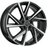 LLANTA OZ RACING MSW 80-5 7X17 ET37 5X112 NEGRO BRILLANTE FULL POLISHED