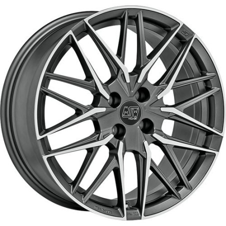 LLANTA OZ RACING MSW 50-4 7X17 ET20 4X108 METAL MATE PULIDO