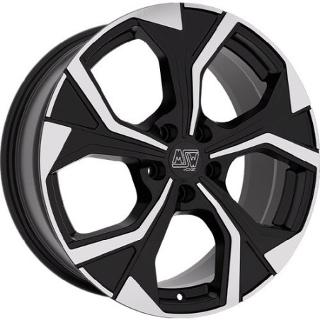 LLANTA OZ RACING MSW 43 8,5X20 ET40 5X108 NEGRO BRILLANTE FULL POLISHED