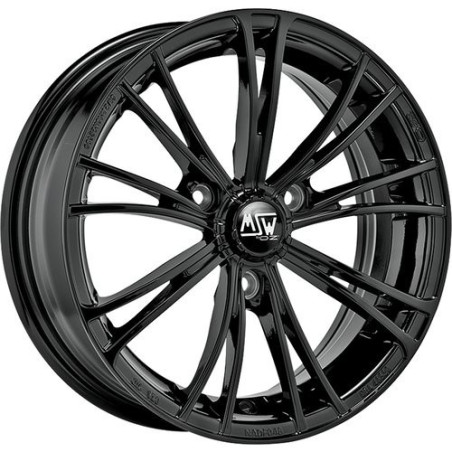 LLANTA OZ RACING X2 MSW 5,5X15 ET30 3X112 NEGRO BRILLANTE