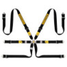 ARNES RALLY 6 PUNTOS ALUMINIO 2 FIA8853-2016 NEGRO
