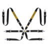 RALLY HARNESS 6 POINT STEEL 2&quot FIA8853-2016 BLACK