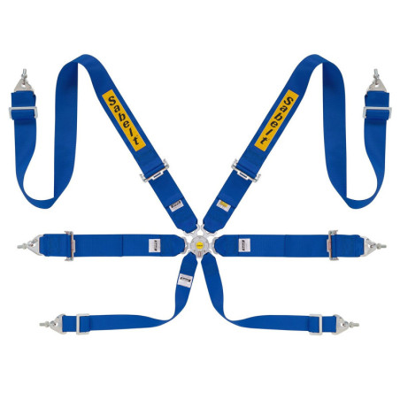 ARNES RALLY 6 PUNTOS ACERO 3X3 FIA8853-2016 AZUL