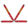 ARNES 4 PUNTOS 3 ACERO KIT CAR GT/RALLY FIA8853-1998 ROJO