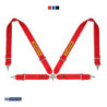 ARNES 4 PUNTOS 3 ACERO KIT CAR GT/RALLY FIA8853-1998 ROJO