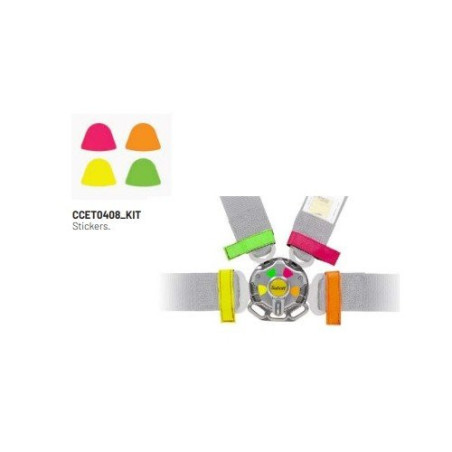 PEGATINAS FLUORESCENTES PARA HEBILLAS DE ARNESES