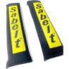 ALMOHADILLAS SABELT 3 VELCRO NEGRAS