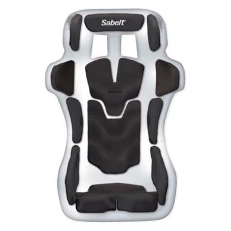 KIT DE ALCOLCHADO PARA ASIENTO GT PAD NEGRO TALLA L