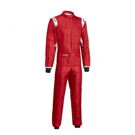 FIA+SFI3.2 CHALLENGE TS-2 COMPETITION SUIT FIA8856-2018 HOMOLOGATION + SFI 3.2/LEVEL 5 RED SIZE 46