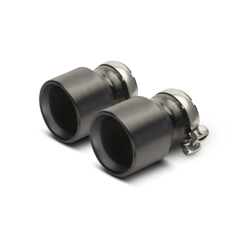 SET DE 4 COLAS REMUS TITANIO NEGRO 100MM