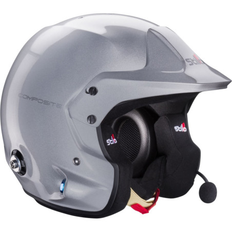 CASCO VENTI TROPHY RALLY PLUS (CON CLIPS HANS) COMPOSITE SNELL2020 FIA 8859-15 FIA GRIS/INTERIOR NEGRO 64