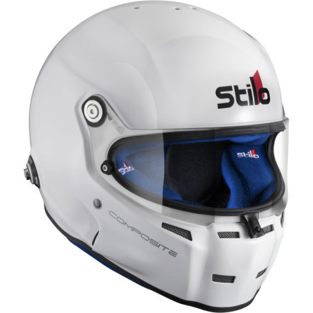 CASCO ST5 F COMPOSITE TURISMO SNELL SA2020 FIA8859-15 HANS FIA8858-10 BLANCO/INTERIOR AZUL -63