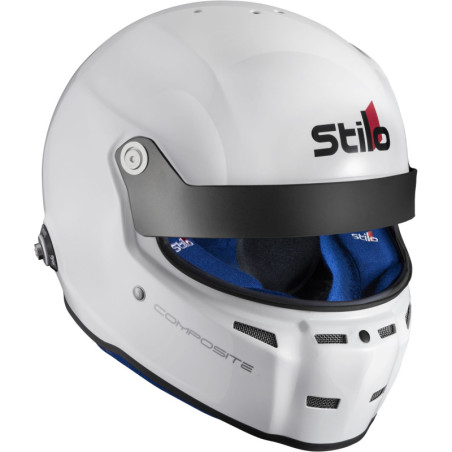 CASCO ST5 GTN TURISMO COMPOSITE SNELL SA2020 FIA 8859-15 HANS FIA8858-10 BLANCO/INTERIOR AZUL-63
