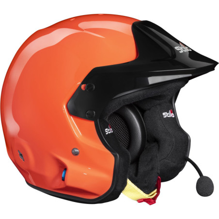 CASCO VENTI TROPHY OFFSHORE SNELL SA2020 FIA8859-15 (SIN CLIP HANS) NARANJA FLUOR/INTERIOR NEGRO 59
