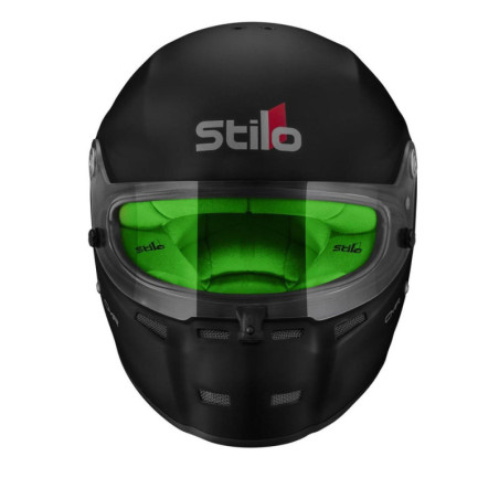 CASCO STILO ST5 CMR NEGRO MATE INTERIOR VERDE KARTING TALLA 56