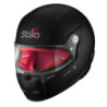 CASCO STILO ST5 CMR NEGRO MATE INTERIOR ROJO KARTING TALLA 56