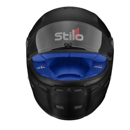 CASCO STILO ST5 CMR NEGRO MATE INTERIOR AZUL KARTING TALLA 54