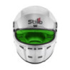 CASCO STILO ST5 CMR BLANCO INTERIOR VERDE KARTING TALLA 59