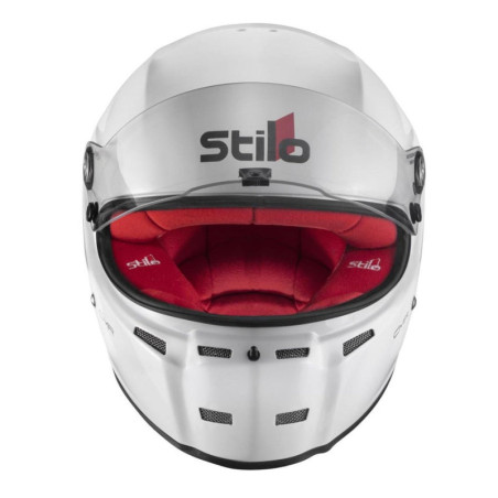 CASCO STILO ST5 CMR BLANCO INTERIOR ROJO KARTING TALLA 55